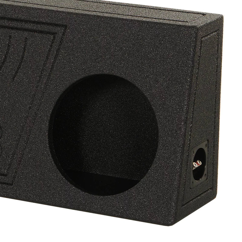 Single with 10" Box Vented Spray Pack) QBomb QPower (2 Subwoofer Black Bedliner