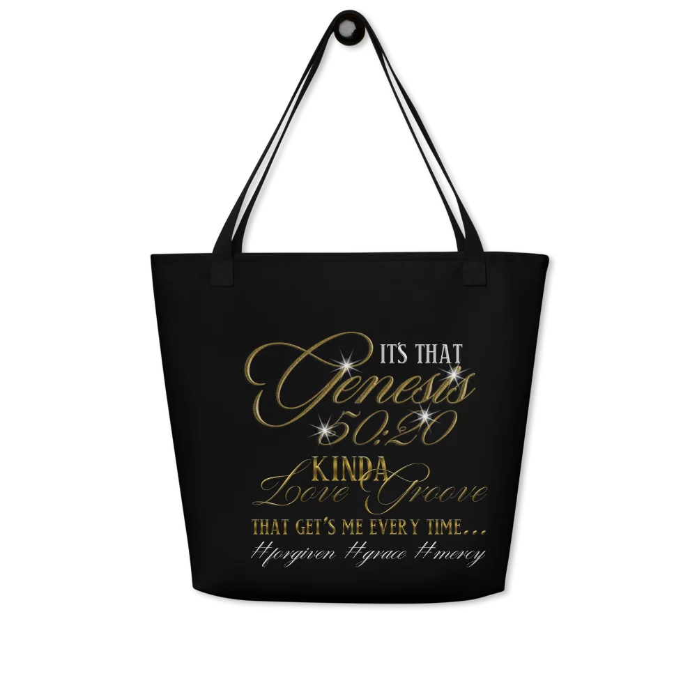 Kinda Bag Large Tote 50:20 Groove Love Genesis