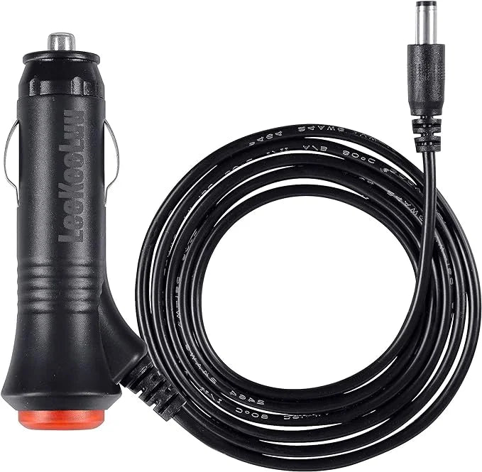 View with Safety Camera with Switch Plug ON/Off 6ft Monitor Charger Output Cable 12V-24V LeeKooLuu Lighter Cigarette Extension Adapter Cord Systems Rear Cord Car T9 Fuse for Built-in