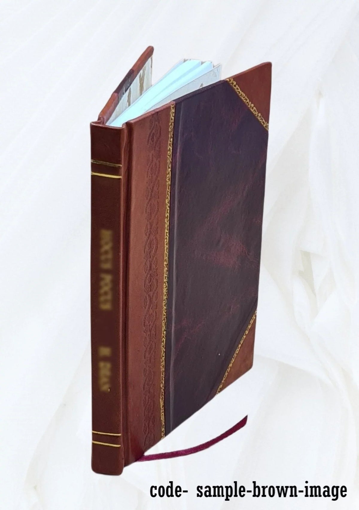 1865 von / Ciceros erklaert Bound] oratoribus claris Otto Jahn. de [Leather Brutus