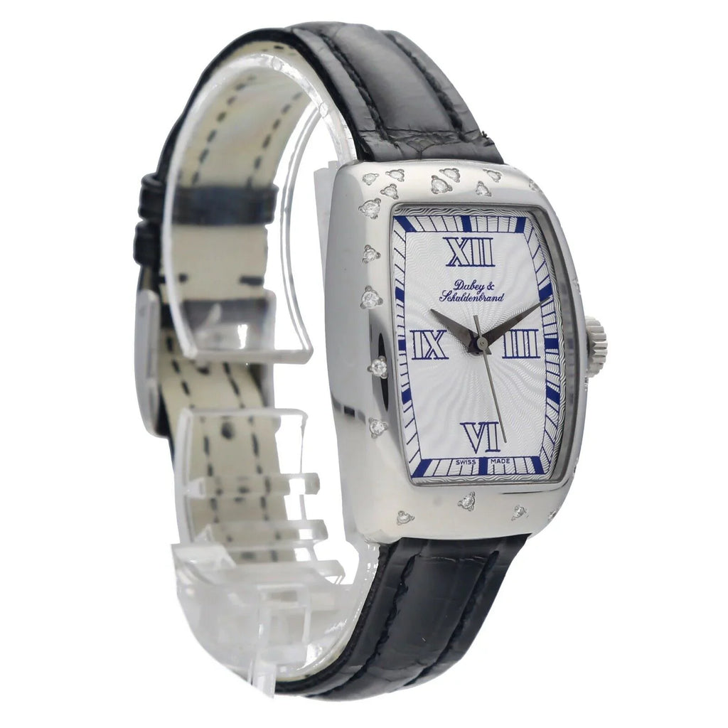 27mm Schaldenbrand Tonneau Watch Steel Women's Dubey &amp; Fantasy Automatic Lady