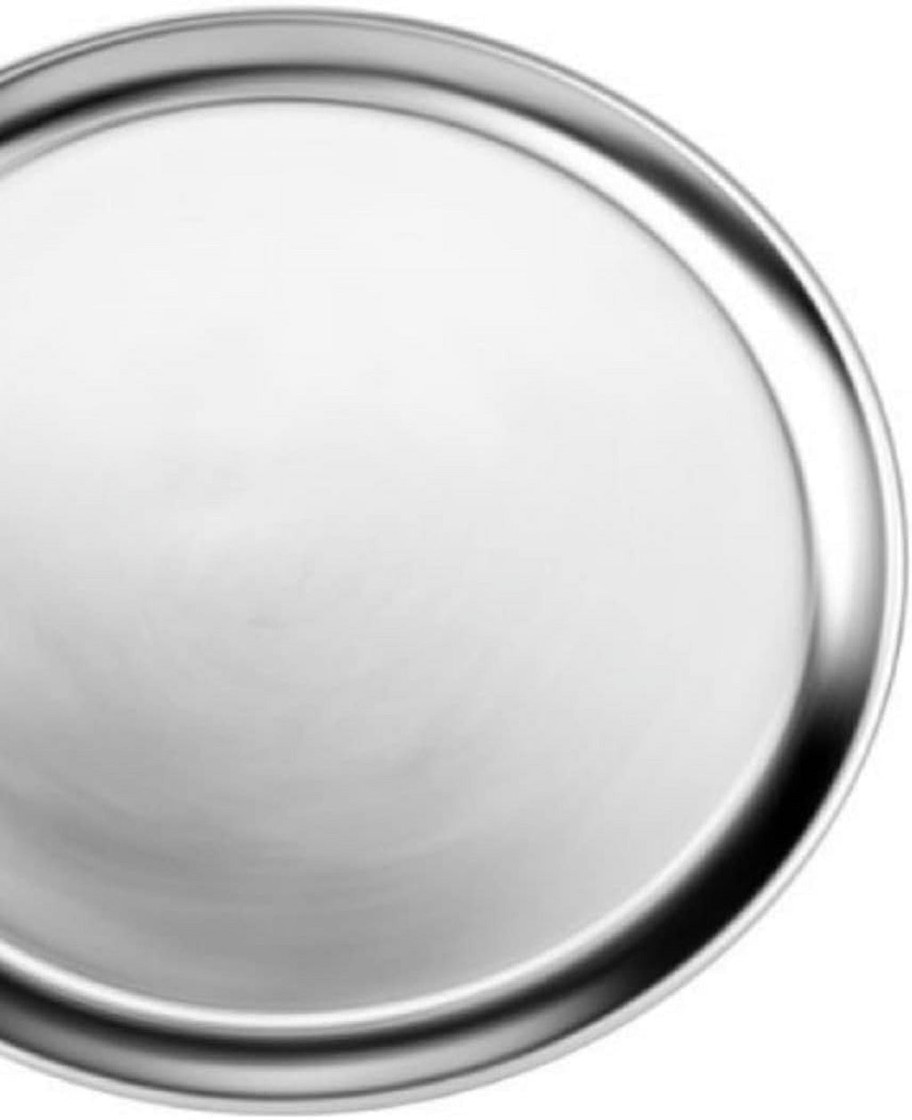 Pizza TrueCraftware- Aluminum Wide & for Set Home Restaurants Baking Tray Tray Pan Tray 11” Pizza Pizzeria 3 Round Round of Bakeware Pizza Pan Tray Baking Rim- Kitchen