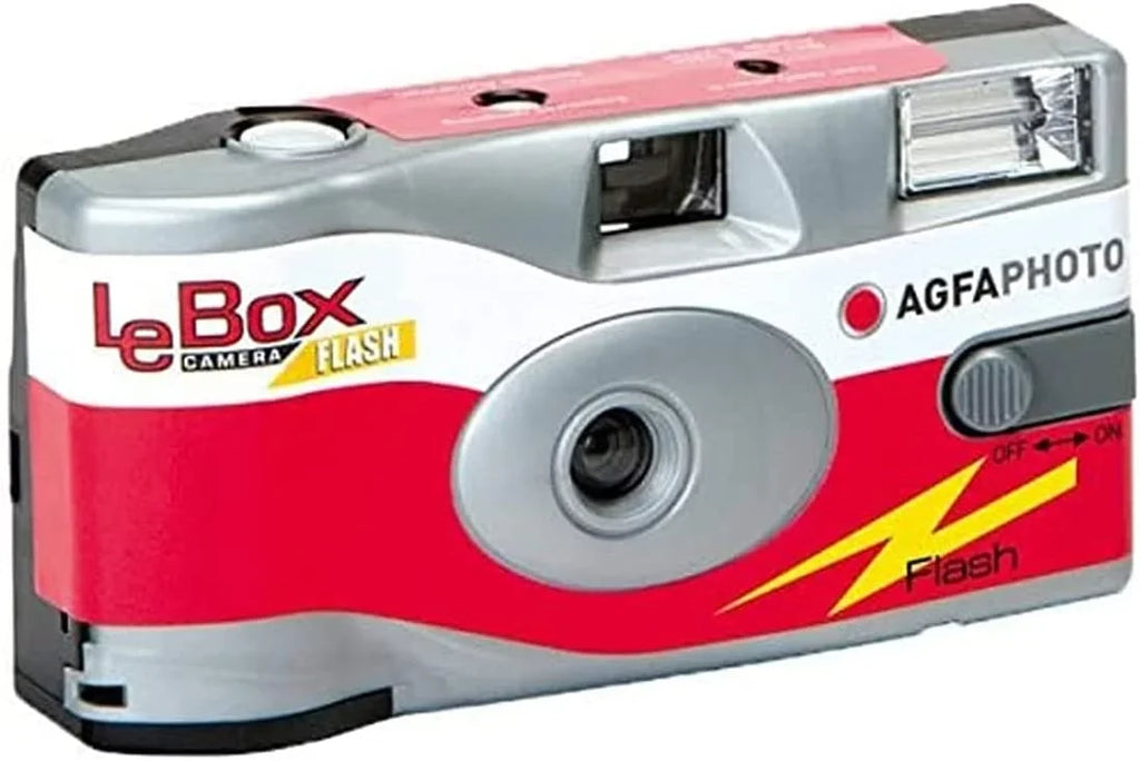 601020 Agfa Flash 35mm Camera Disposable Film 10-Pack LeBox 27 Camera 400