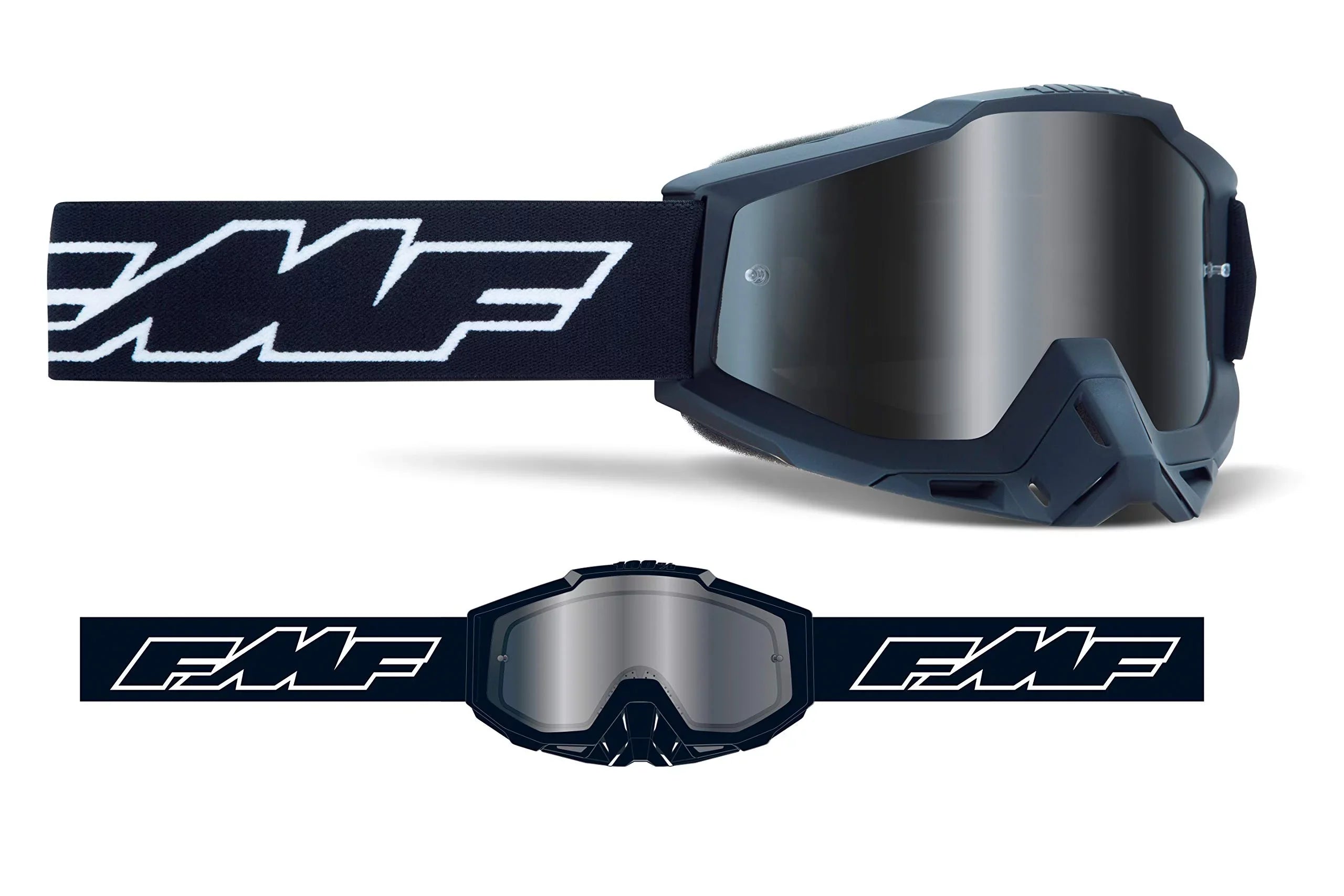 Racing (OSFM, Goggles / Lens) Rocket Smoke FMF Black Sand PowerBomb
