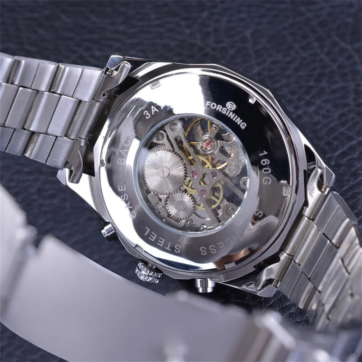 Steel Mechanical Belt 50% Full YOHOME Hollow Automatic to Mens Up Watch off!