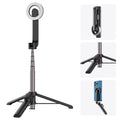 with Stick 27.1 Selfie Magnetic Remote for , TELESIN inch Control Tripod, Rotation