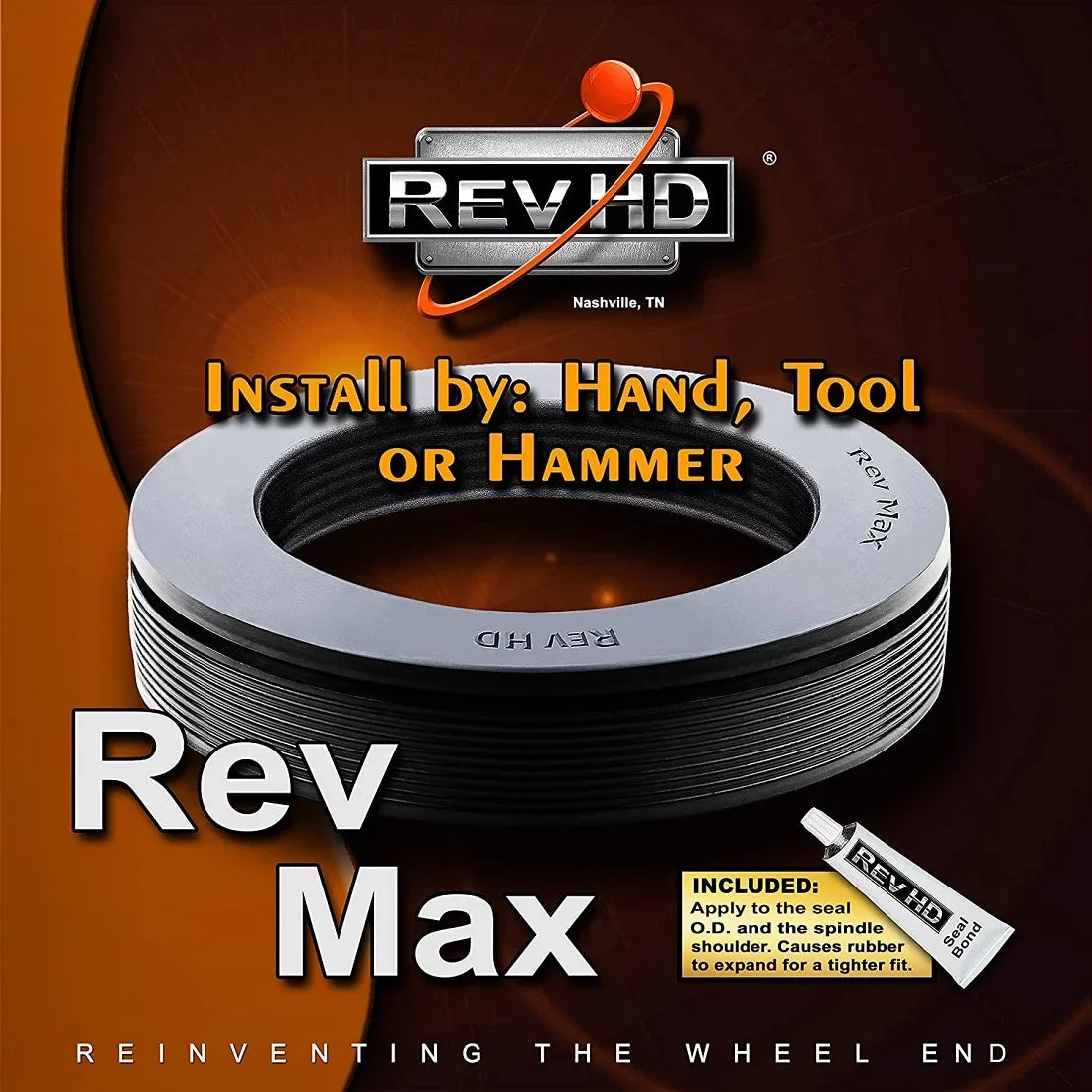 Max 370065A Wheel Trailer RM-T04 Spindle 42622 Straight Seal Rev 373-0123, Fits