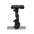 Mounted LockNLoad Track Mount Compatible Helix with YakAttack Humminbird