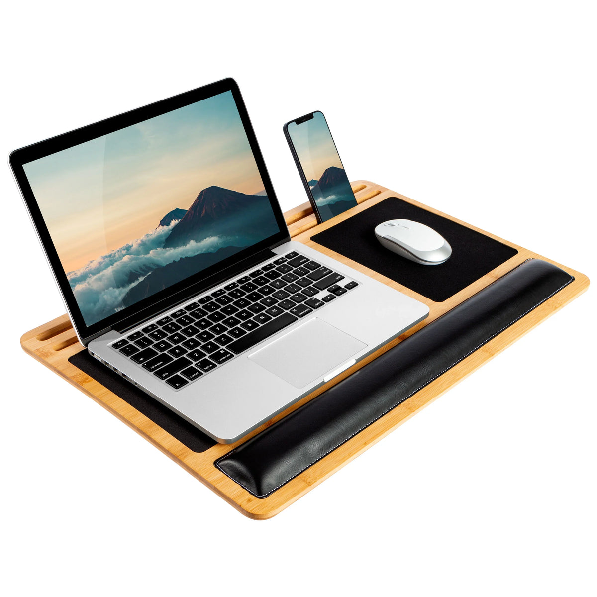 Laptop Bamboo Pro to Fits up LapGear Lap 17.3-in Natural, Board,