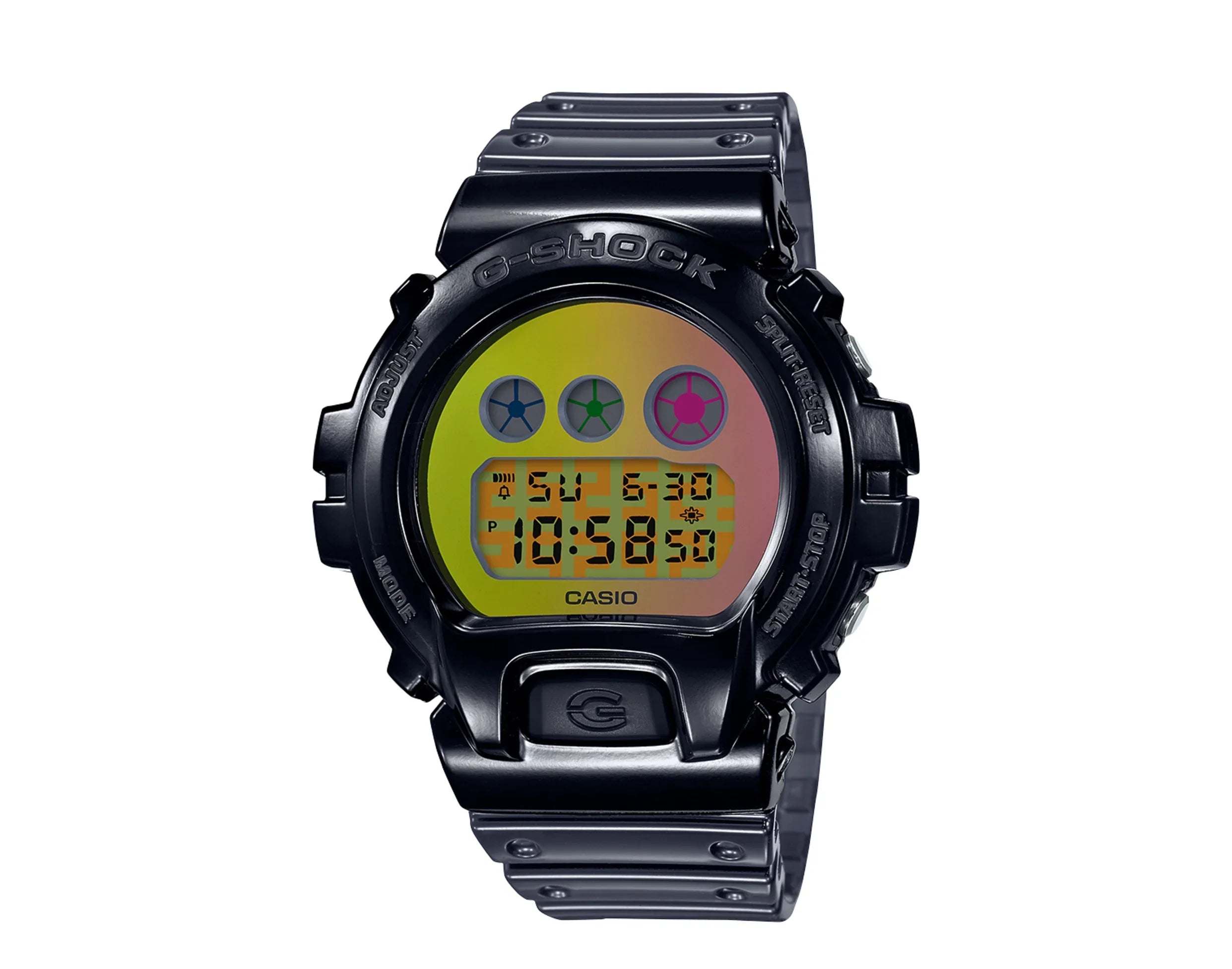 Anniversary G-Shock 25th Casio Resin Watch Skeleton Digital DW6900SP