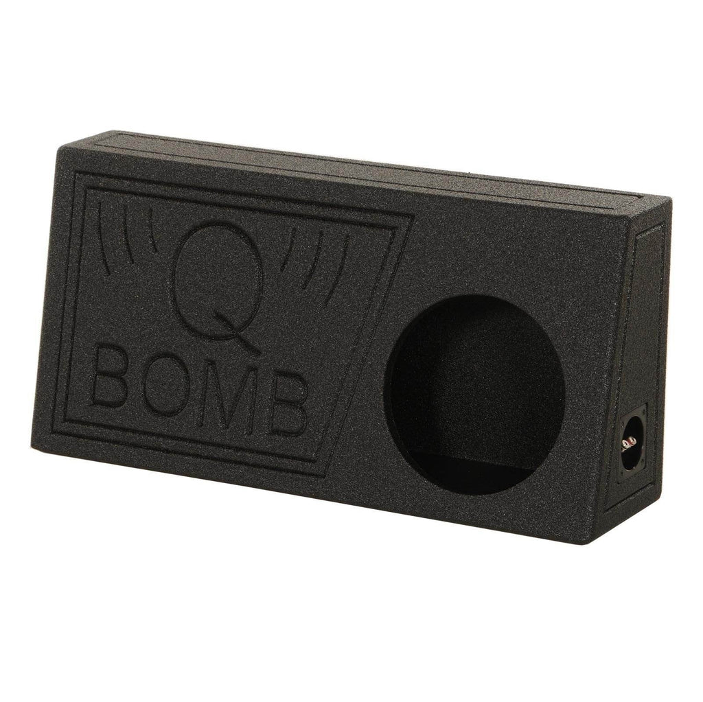Single with 10" Box Vented Spray Pack) QBomb QPower (2 Subwoofer Black Bedliner