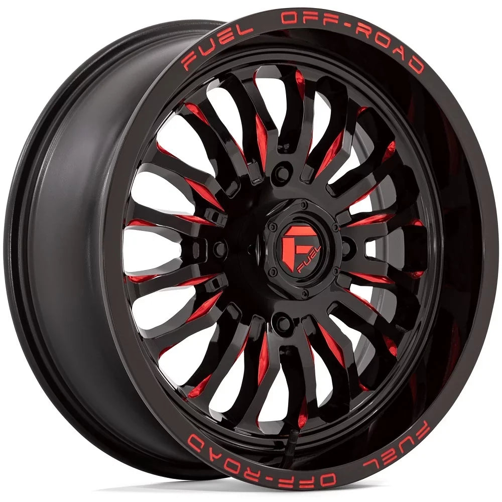 Fuel 18" XP 900/1000 Wheels 1000 PRO ARC Ranger XP RZR / 36" XP Tires Red XCR350 Polaris /