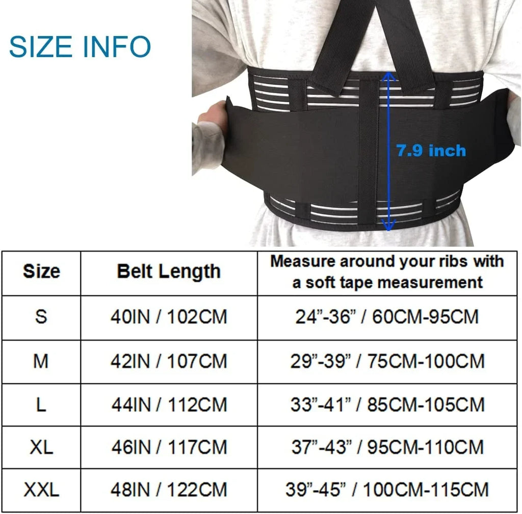 Sore Solmyr Muscle Brace, Bruised (L/XL) Ribs Breathable Dislocated and Belt Pulled Sternum or Pain Ribs Injuries, for Protection, Support, Rib Chest Support Rib Brace, Rib Broken