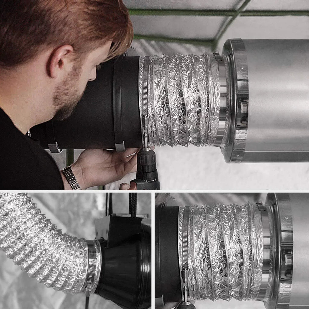 Carbon VIVOSUN 440 and Kit: Inline Fan, Ducting Filtration CFM Combo Inch atmospheric 6'' Filter Ft 16 6