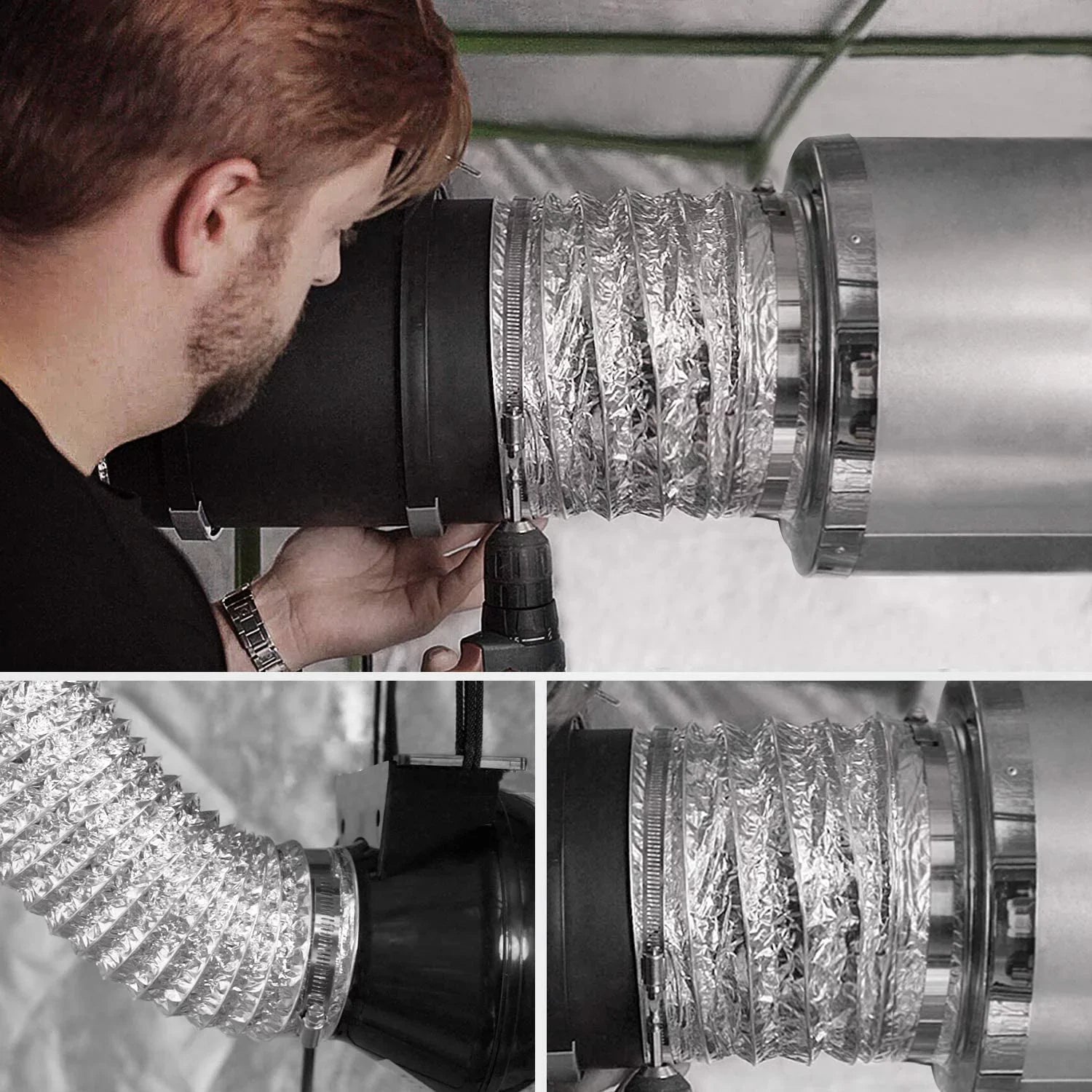 Carbon VIVOSUN 440 and Kit: Inline Fan, Ducting Filtration CFM Combo Inch atmospheric 6'' Filter Ft 16 6