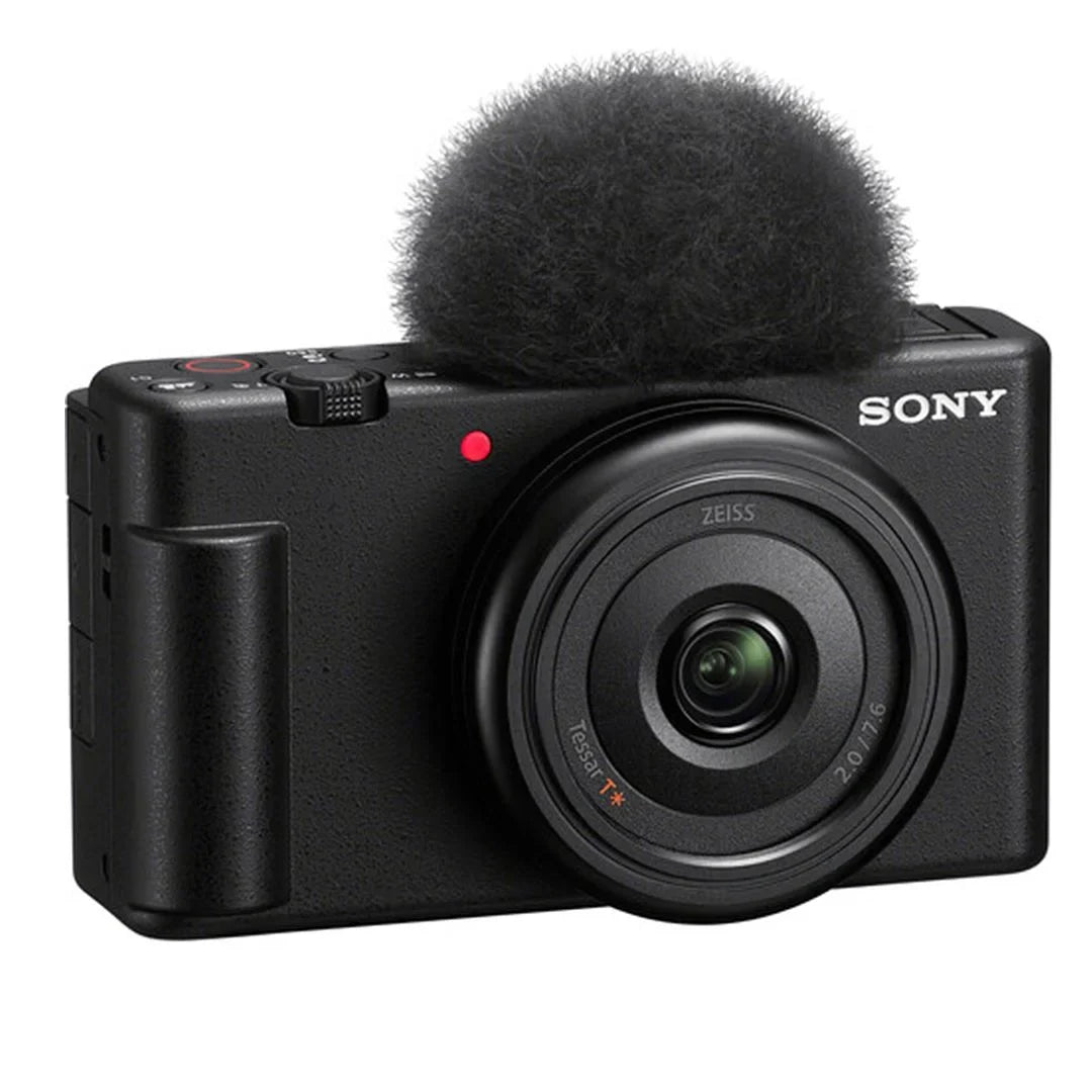 '+ Card Vlogging Tripod SanDisk + Camera Memory Accessory Sony ZV-1F with ZeeTech (Black) 64GB Bundle