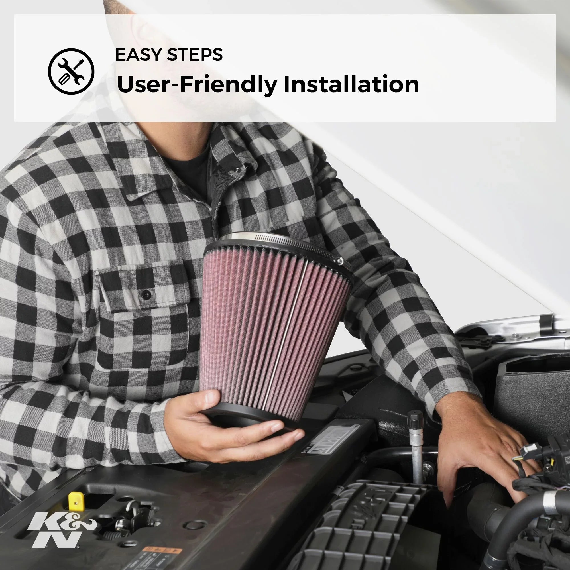 Filter: Premium, Performance, K&N X-Stream Round, 66-3050 Shape: High Filter: atmospheric Engine Replacement Washable, Top