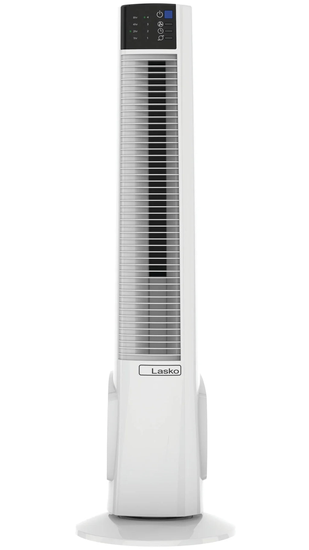 Timer Oscillating Fan and with White, T38400, Tower Hybrid Lasko New Remote, 4-Speed 39"