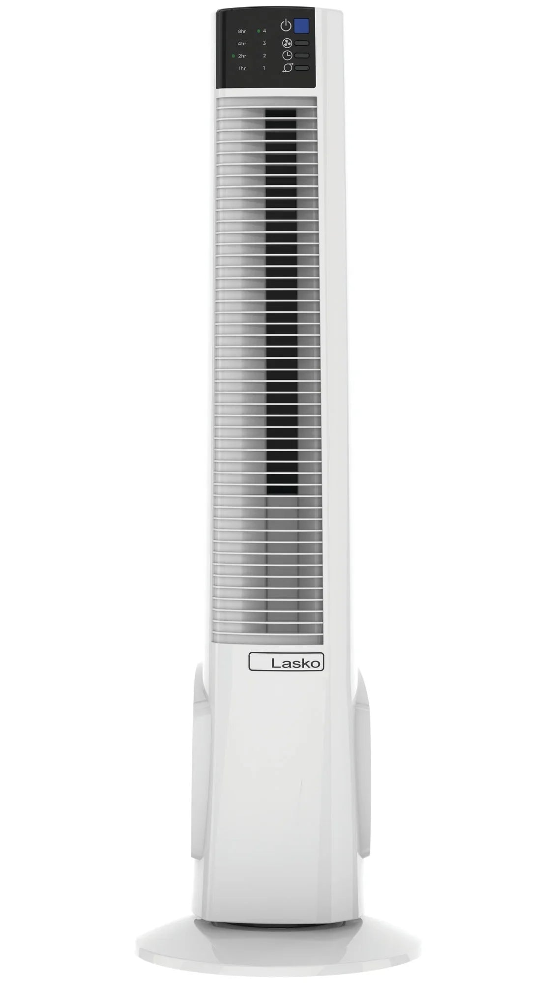 Timer Oscillating Fan and with White, T38400, Tower Hybrid Lasko New Remote, 4-Speed 39"