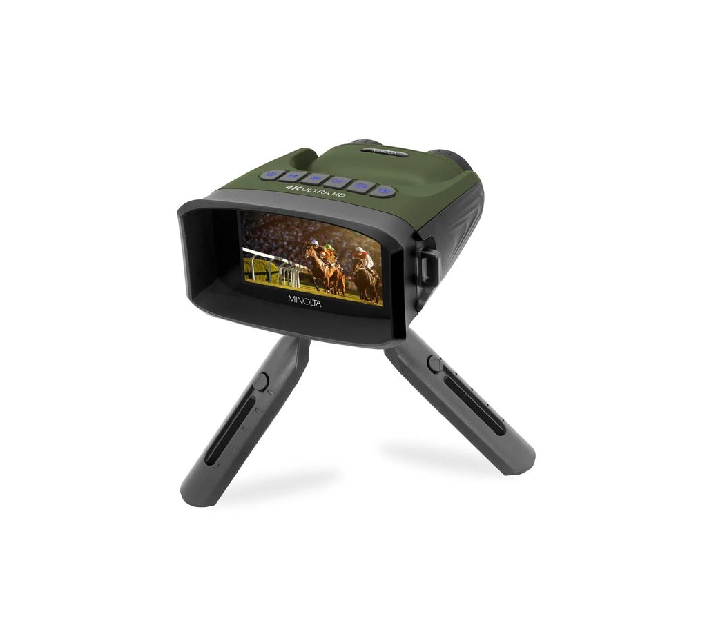 Minolta MNDM200T 10x25 Digital Night Vision Monocular with 4K UHD Camera -