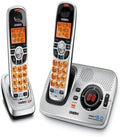 Uniden DECT 6.0 Silver Cordless Digital Answering System with Caller ID and Two Handsets (DECT1580-2)