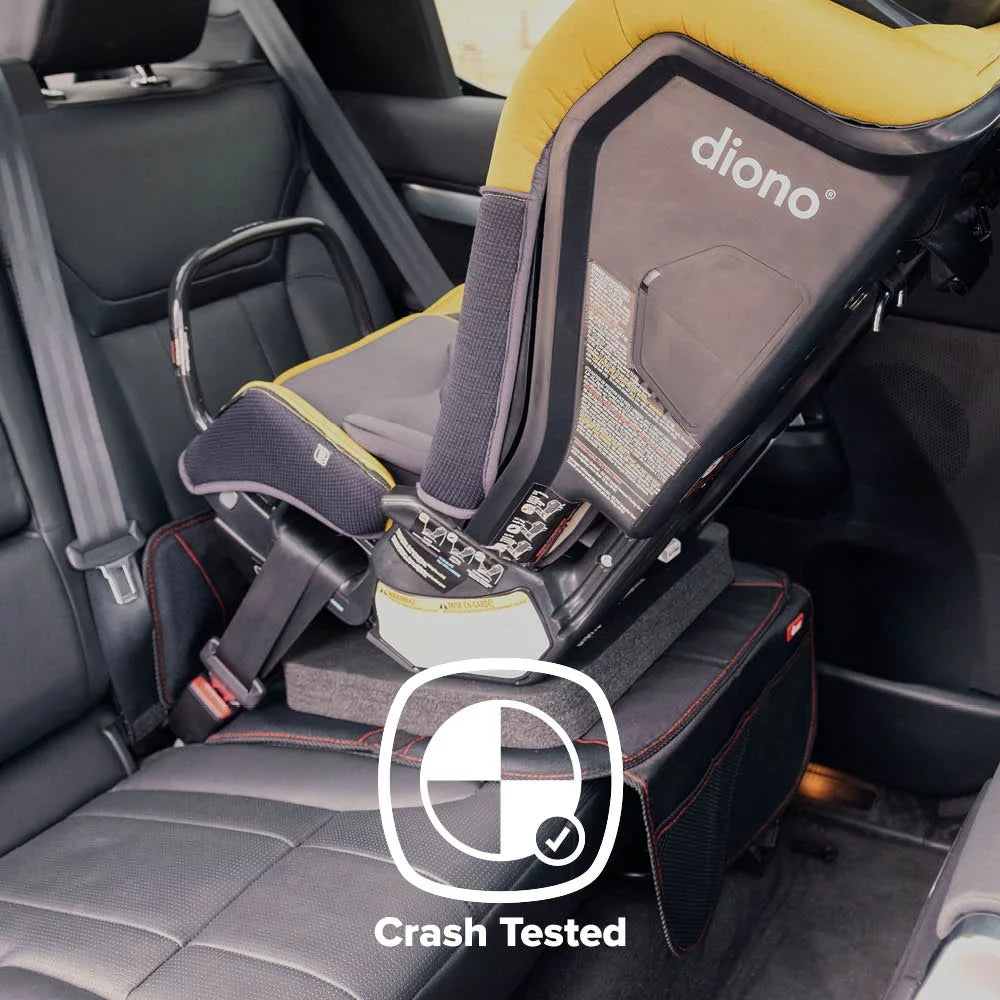 Tested, Water Car Black Seat Resistant, Protector, Crash 2 Diono Mat Super Pack