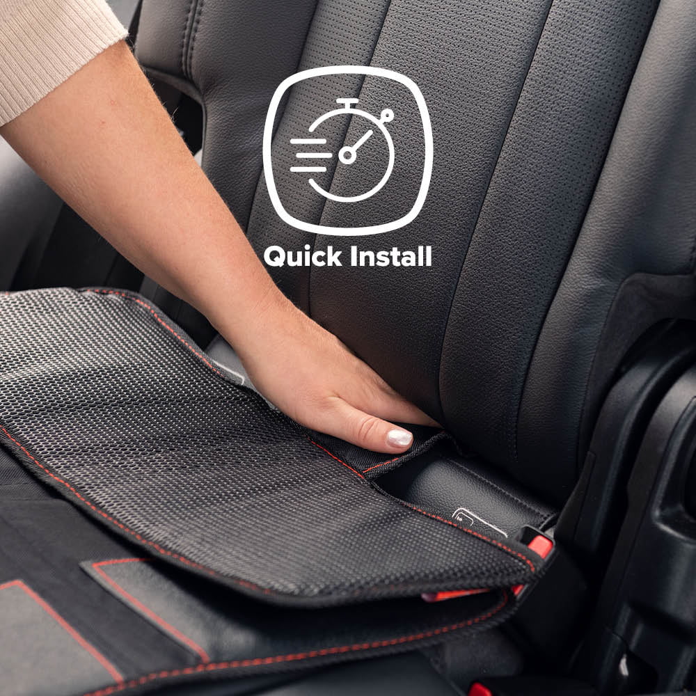 Tested, Water Car Black Seat Resistant, Protector, Crash 2 Diono Mat Super Pack