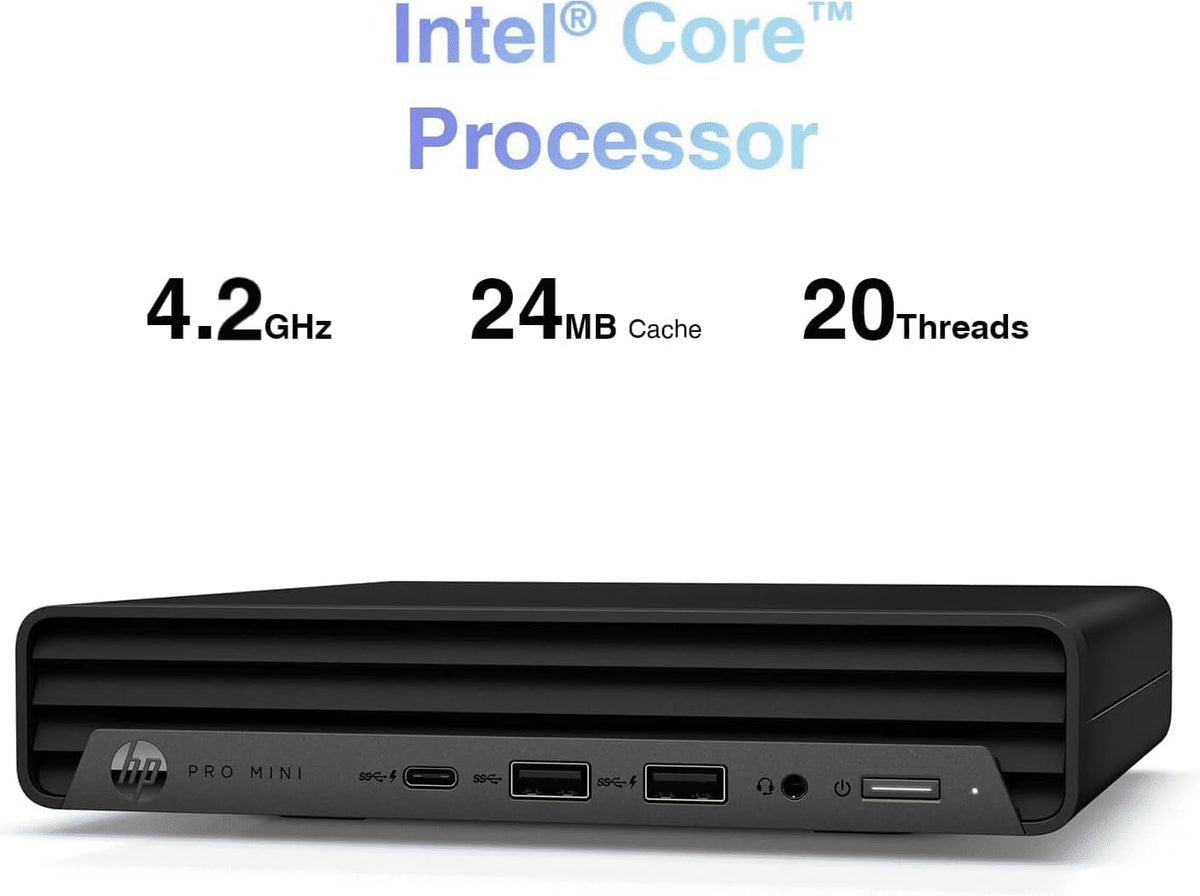 HP 2026 Mini PC Desktop Computers, Intel i5-12400T CPU, 16GB RAM 512GB SSD