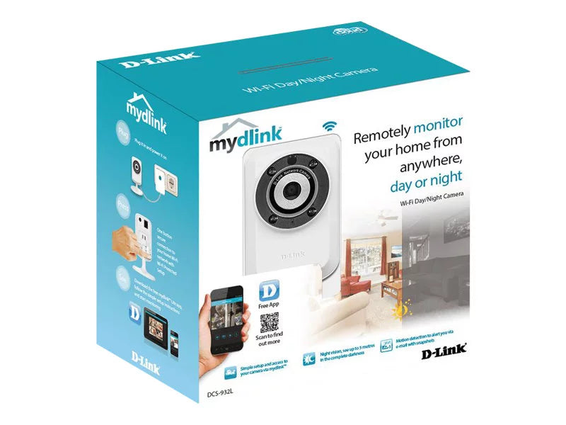 Night (DCS-932L) and Day Wi-Fi D-Link Camera