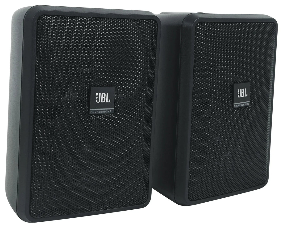23-1 Control 3" Speakers Wall Indoor/Outdoor Black (6) Amp Commercial 70v JBL +
