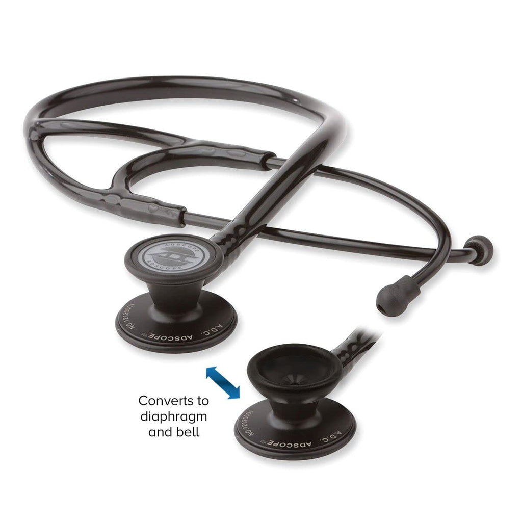 ADC Adscope 601 Convertible Cardiology Stethoscope, AFD Tunable Technology