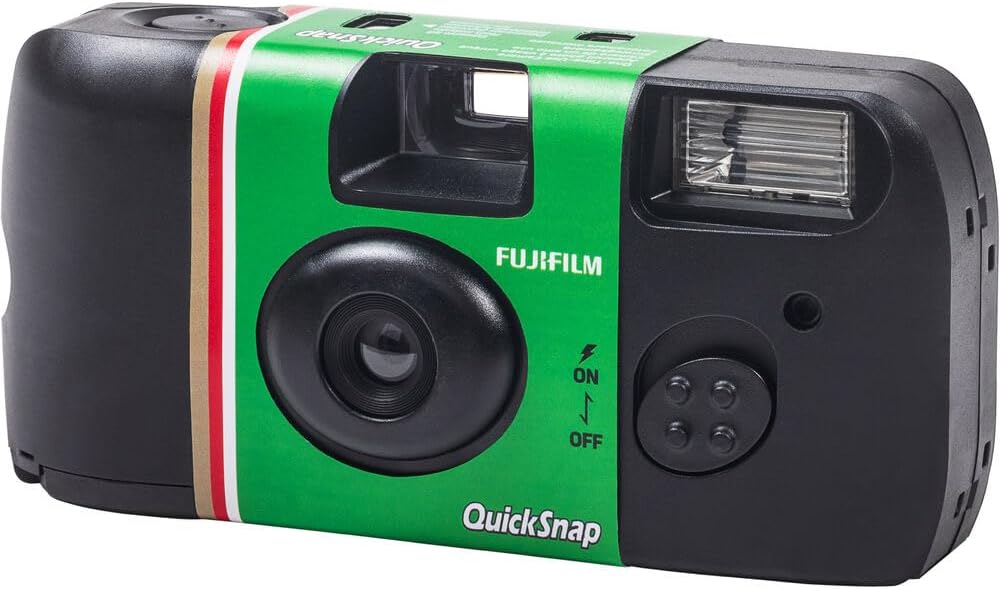 FUJIFILM QuickSnap Flash 400 One-Time-Use Disposable Camera (4 Pack)