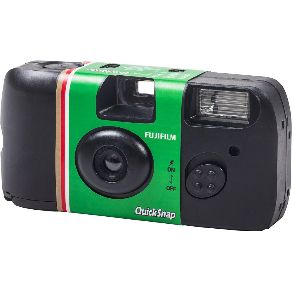 FUJIFILM QuickSnap Flash 400 One-Time-Use Disposable Camera (4 Pack)