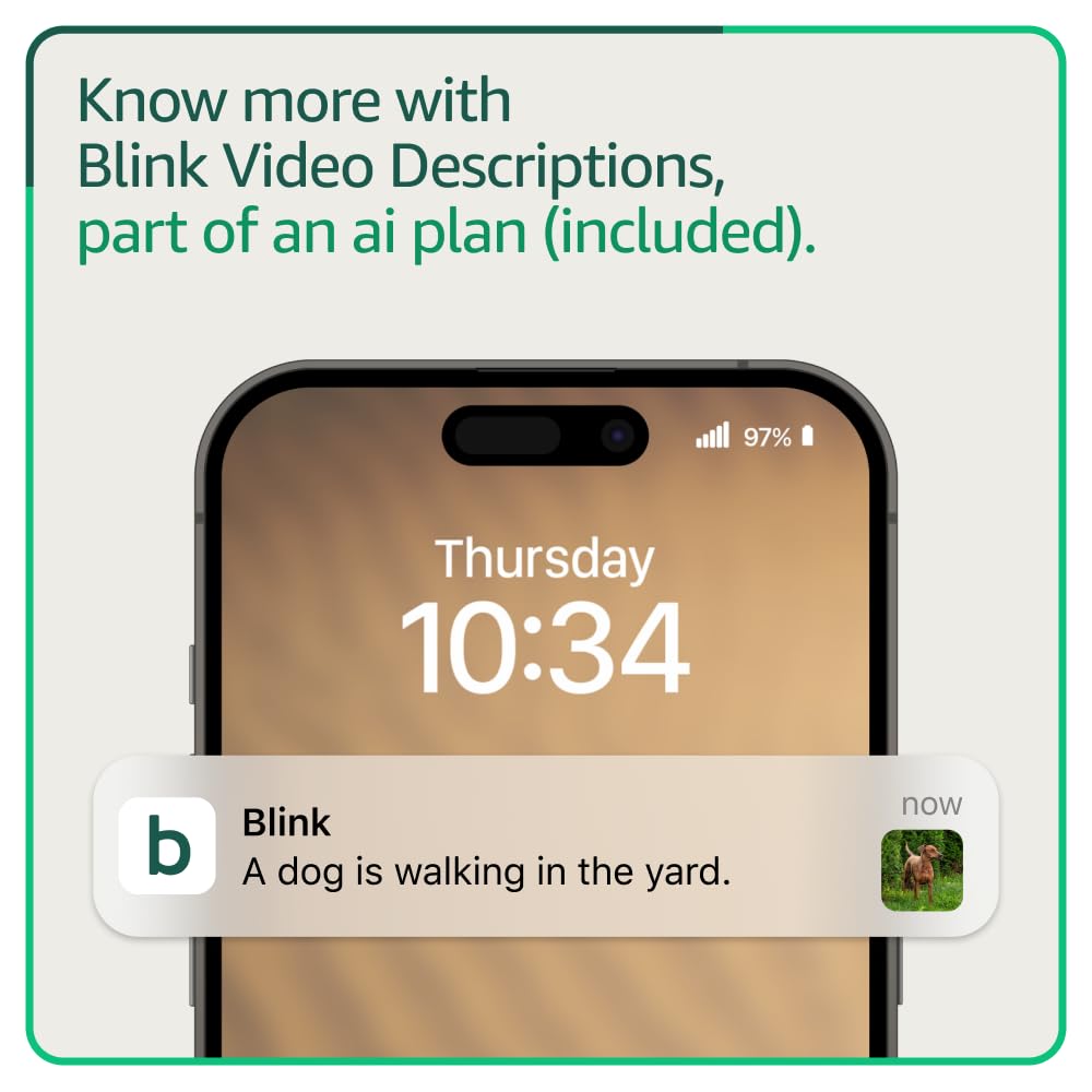 Blink Outdoor 4 XR â two-year battery wireless camera with 4x security coverage, 1000 ft open-air range or 400 ft with typical use â 4 camera system.