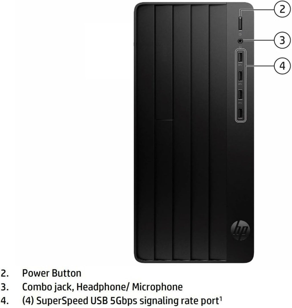 HP Pro Tower Desktop for Business & Home, Intel i5-12500 Processor, 32GB RAM, 1TB SSD, Intel UHD Graphics 770, Wi-Fi 6, Bluetooth 5.3, Windows 11 Home