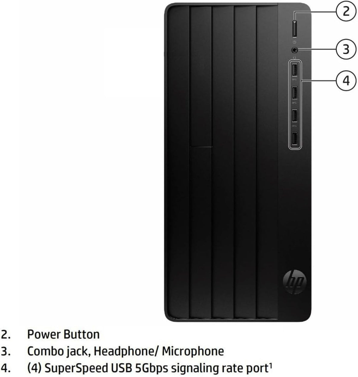 HP Pro Tower Desktop for Business & Home, Intel i5-12500 Processor, 32GB RAM, 1TB SSD, Intel UHD Graphics 770, Wi-Fi 6, Bluetooth 5.3, Windows 11 Home