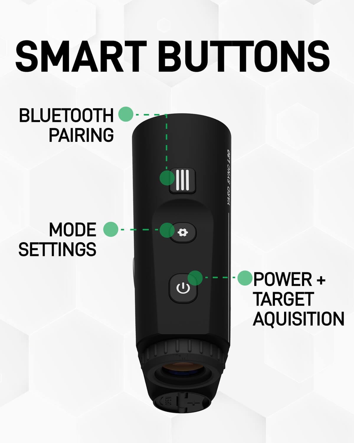 Yard Sync L30 Golf Laser Rangefinder with Slope On/Off Switch