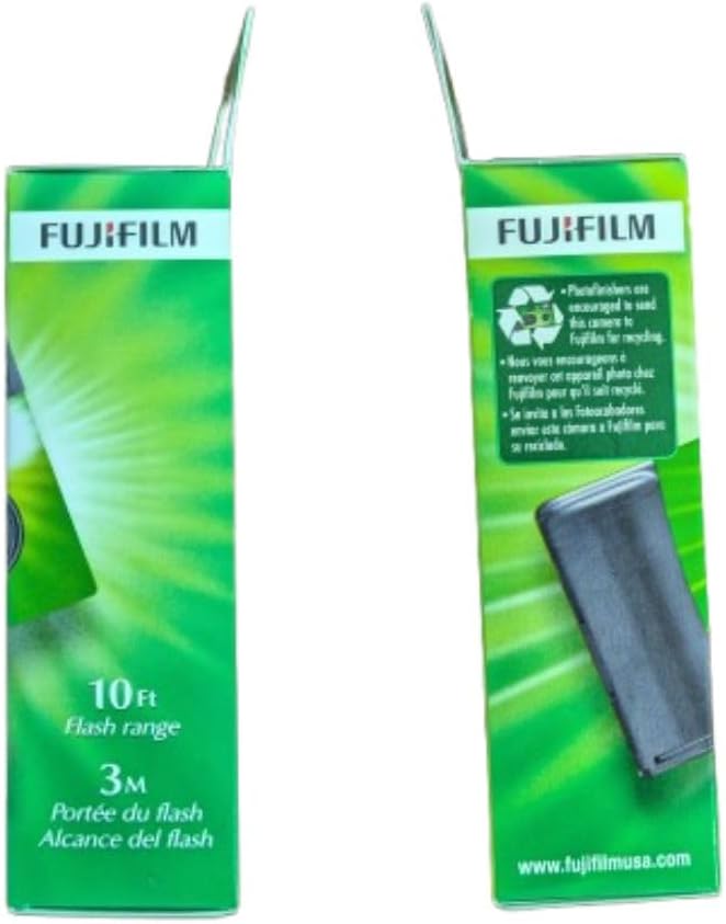 Fujifilm QuickSnap Flash 400 Disposable 35mm Camera w/Flash, 27 Exp, 4-Pack