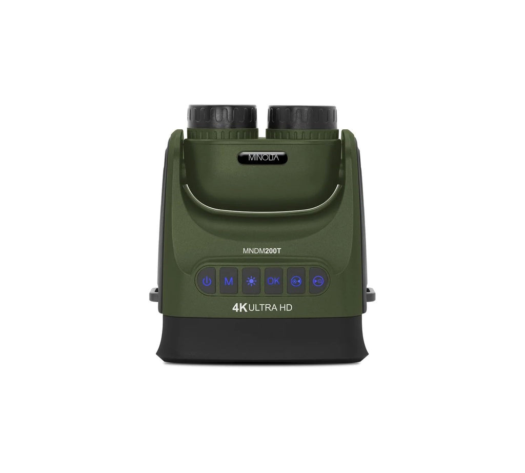 Minolta MNDM200T 10x25 Digital Night Vision Monocular with 4K UHD Camera -