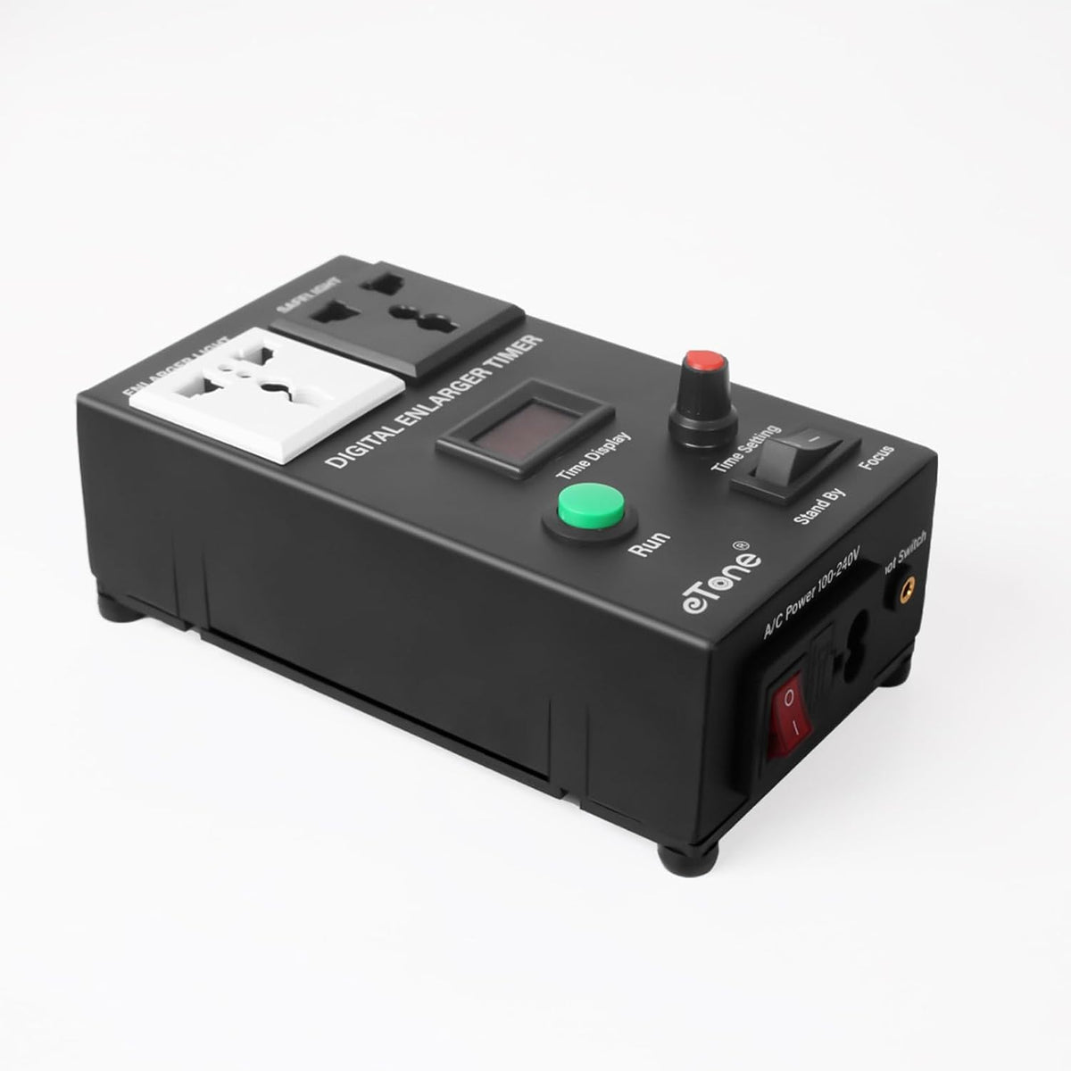 eTone Professional Digital Darkroom Timer for Precision Photo Enlargement - Exposure Control Device with LED Display