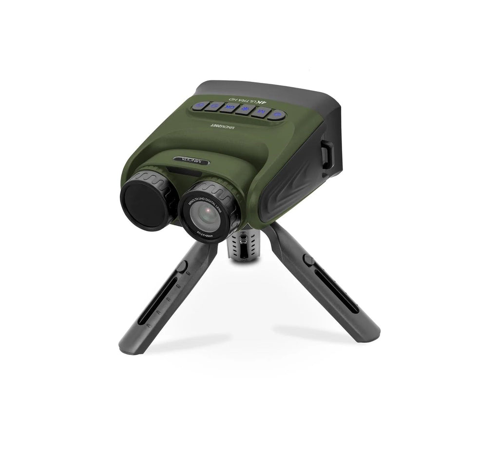 Minolta MNDM200T 10x25 Digital Night Vision Monocular with 4K UHD Camera -