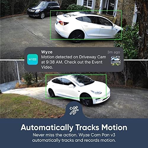 WYZE Cam Pan v3, Indoor/Outdoor Security Camera with 360Â° Pan/Tilt/Zoom