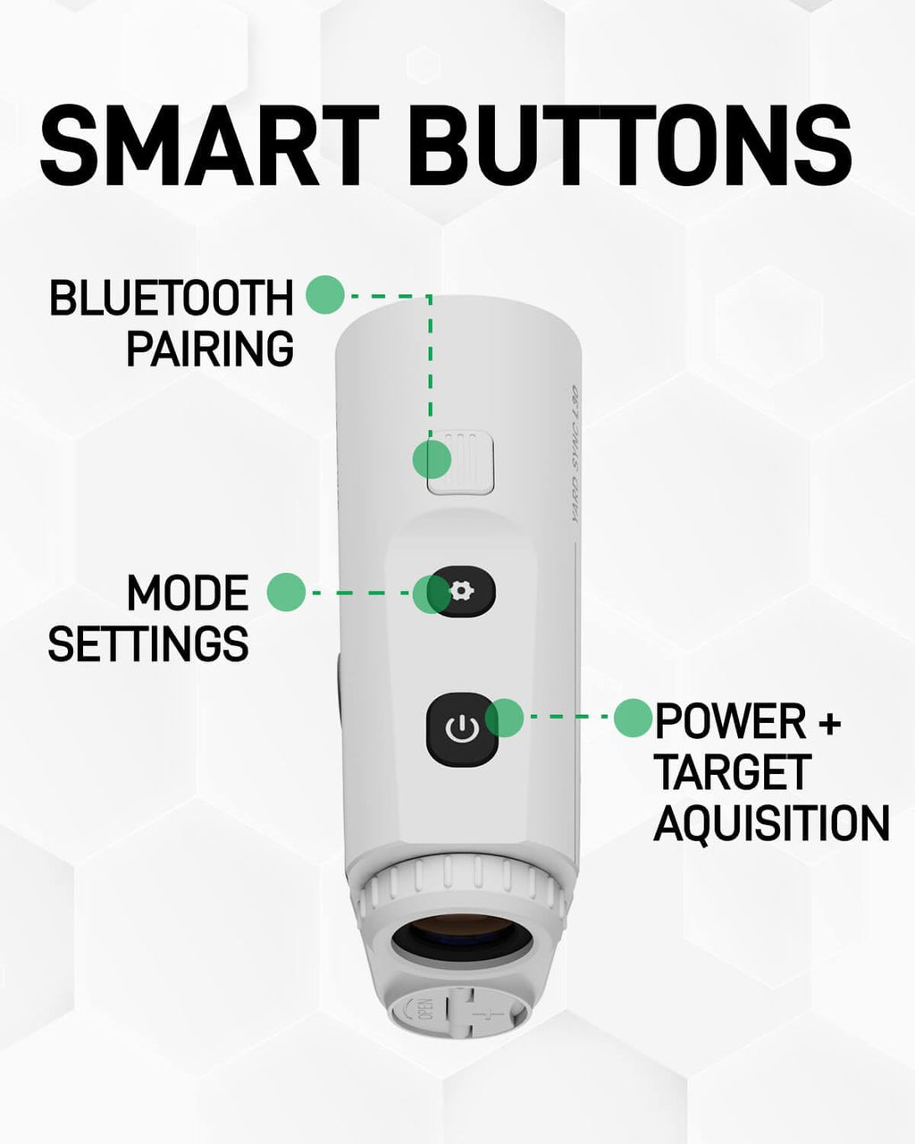 Yard Sync L30 Golf Laser Rangefinder with Slope On/Off Switch