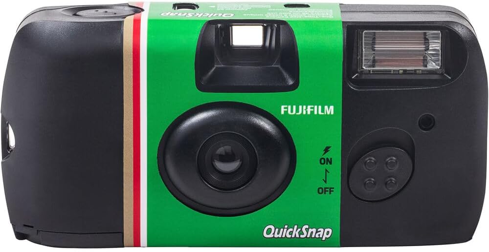 FUJIFILM QuickSnap Flash 400 One-Time-Use Disposable Camera (4 Pack)