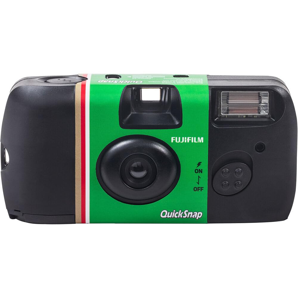 FUJIFILM QuickSnap Flash 400 One-Time-Use Disposable Camera (4 Pack)