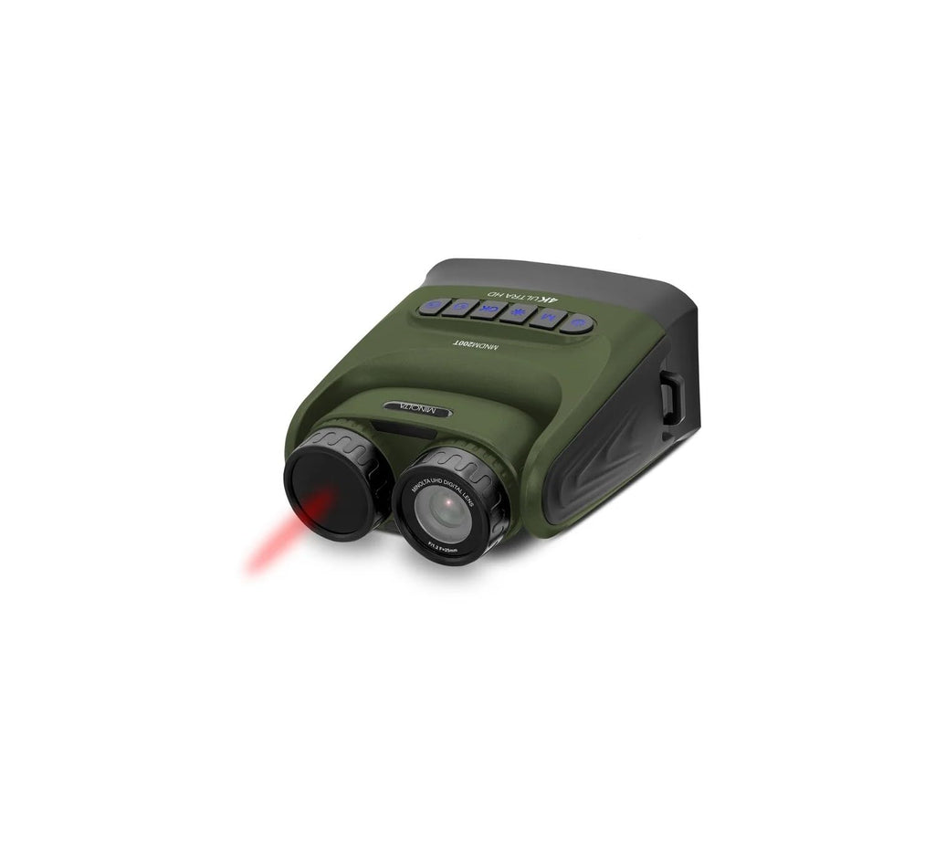 Minolta MNDM200T 10x25 Digital Night Vision Monocular with 4K UHD Camera -