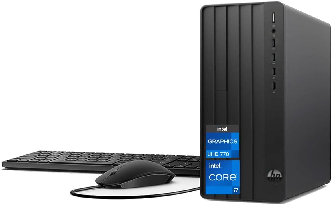 HP Pro Tower 290 G9 Business Desktop, Intel Core i9-12900K Processor (16 Cores, Up to 5.2GHz), 64GB RAM, 1TB PCIe SSD, Support 4K, HDMI, VGA, Wi-Fi, Bluetooth, Keyboard & Mouse, Windows 11 Pro