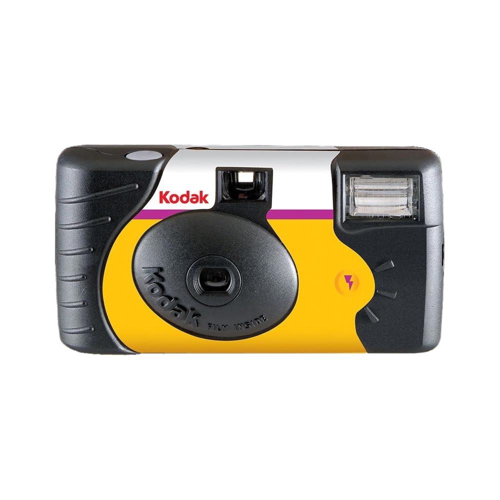Kodak Power Flash 35mm One-Time-Use Disposable Camera (ISO-800) (6 Pack)