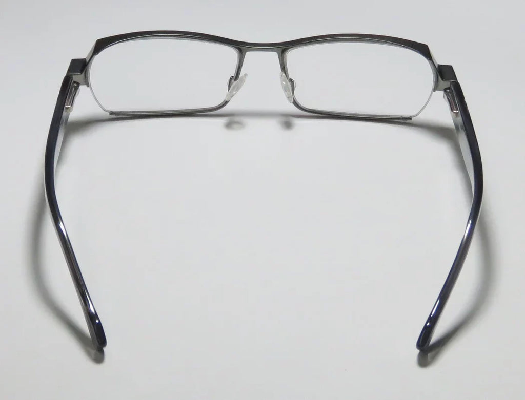 SAGE FULL-RIM FLEXIBLE SPECIAL DEMO HINGES LARY'S COMFORT NEW EYEGLASSES/SPECTACLES MENS FRAME DESIGNER HARRY TRANSPARENT LEGACY GRAY LENSES 55-16-0 / ULTIMATE