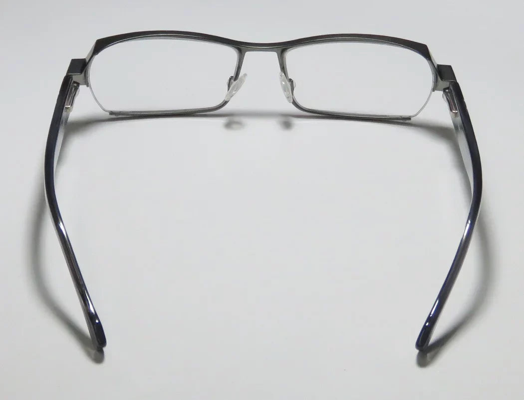 SAGE FULL-RIM FLEXIBLE SPECIAL DEMO HINGES LARY'S COMFORT NEW EYEGLASSES/SPECTACLES MENS FRAME DESIGNER HARRY TRANSPARENT LEGACY GRAY LENSES 55-16-0 / ULTIMATE